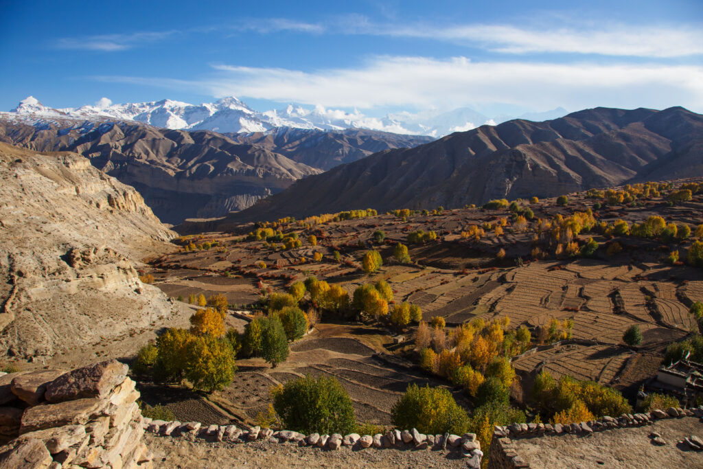 View from the monastery in Geling